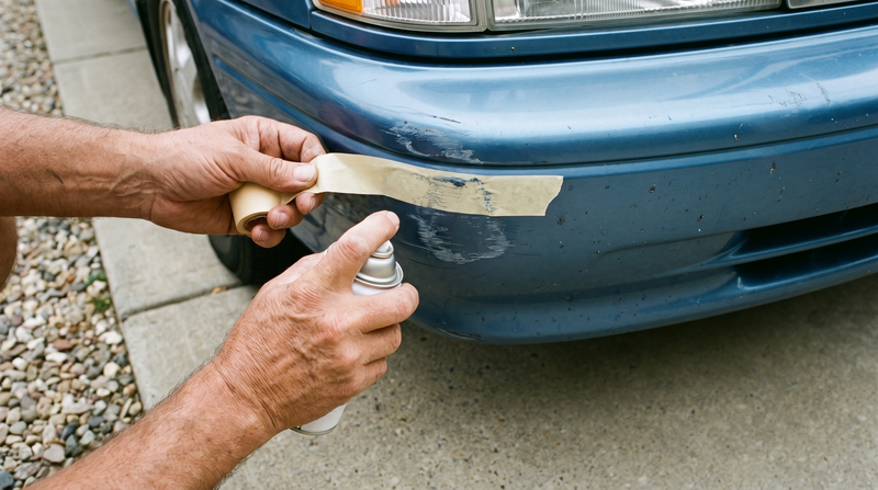 Driveway scuff repair