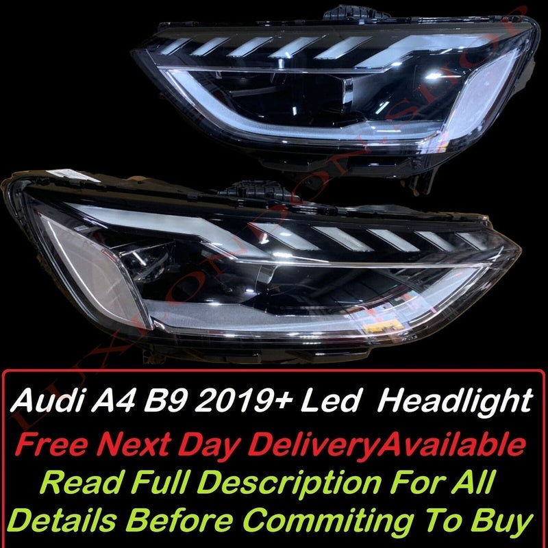 A4 B9 LED Headlight Pair