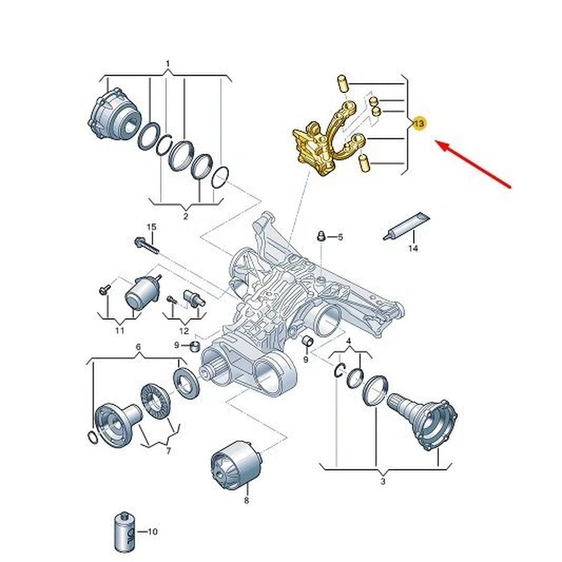 A4 B9 Rear End Repair Package
