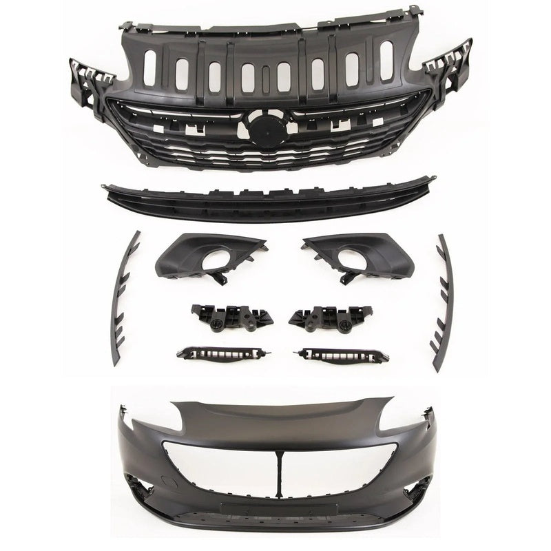 Corsa E and F Front Bumper and Headlights Package